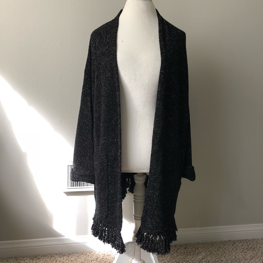 Madewell Memento Fringe Cardigan Sweater
